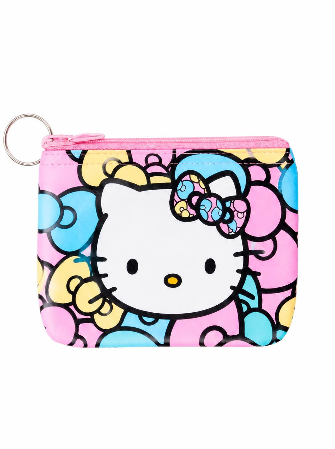 Pink and Blue bow Hello Kiity purse