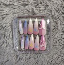 Cute bow nails