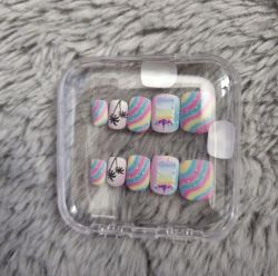 Unicorn nails